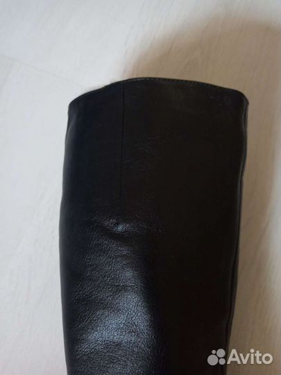 Сапоги демисезон натуральная кожа 37 р