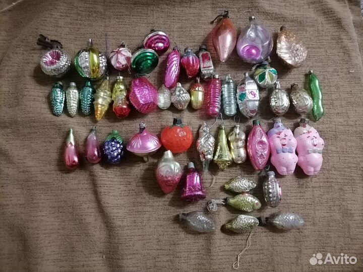 Елочные игрушки СССР