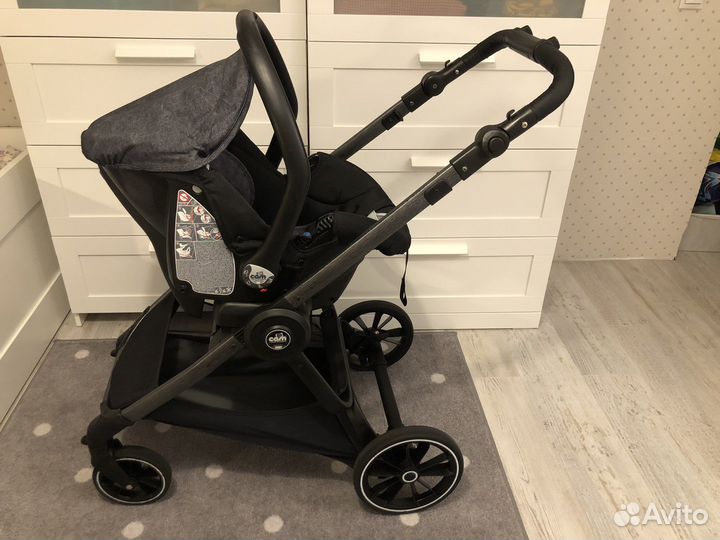 Коляска 3 в 1 Cam Techno Soul (шасси Scratch Grey)