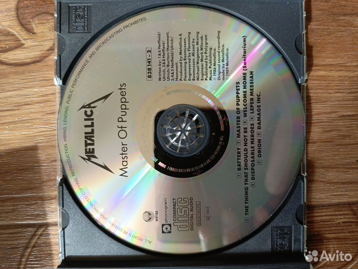 Cd диски Metallica