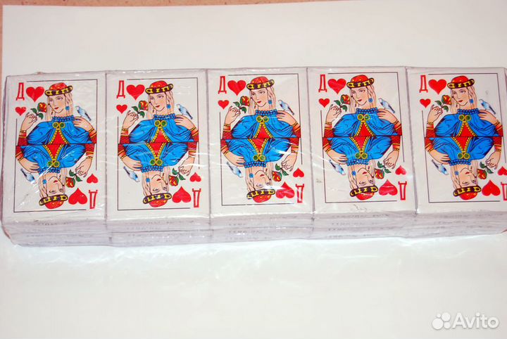 Карты игральные с пластиковым покрытием (новые)