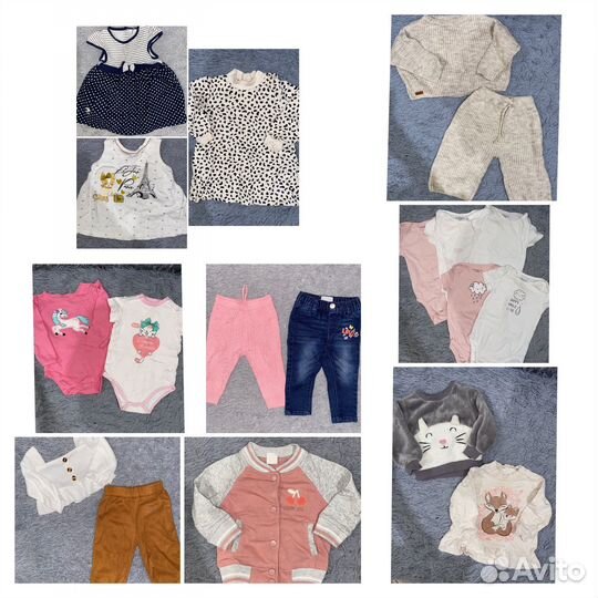 Вещи на девочку 68-74 размера