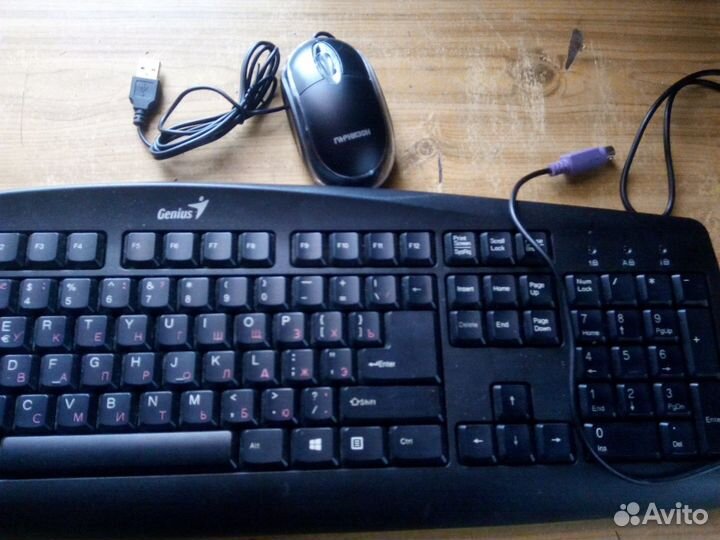 Клавиатура ps/2 и мышка usb