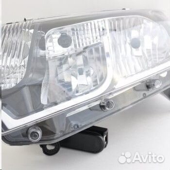 Фара Renault Logan Sandero лев. 2014-2017 г. черна