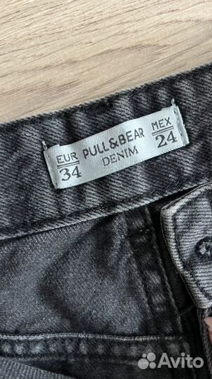 Шорты джинсовые pull and bear