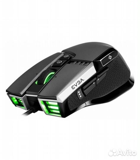 Игровая проводная мышь evga X17, серый (903-W1-17G