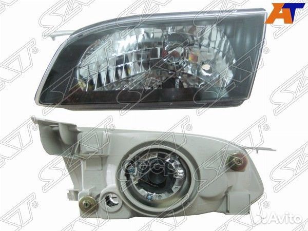 Фара toyota corolla 97-00 LH черный хрусталь ST