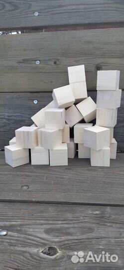 Кубики деревянные 5x5