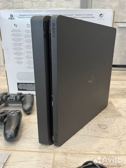 Sony PS4 Slim 1 TB 2 дж 550 топ игр