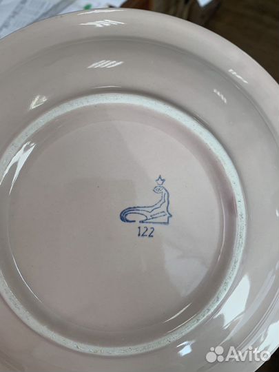 Тарелки фарфор СССР Богданович фз