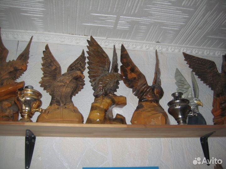 Деревянные орлы ручной работы очень красивые