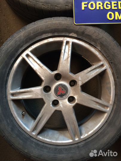 Mitsubishi на R16 5x114,3 лето Bridgestone 205/55