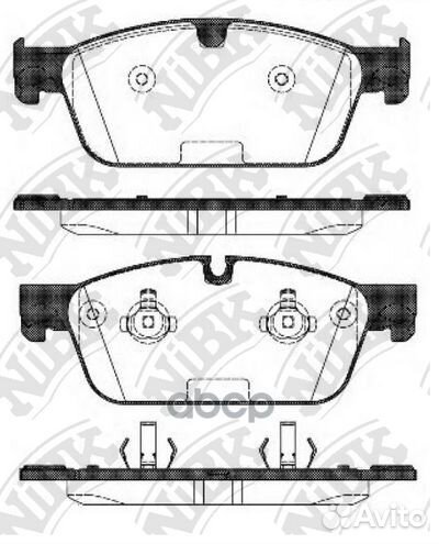Колодки тормозные MB GL(X166) /ML(W166) 12- пере