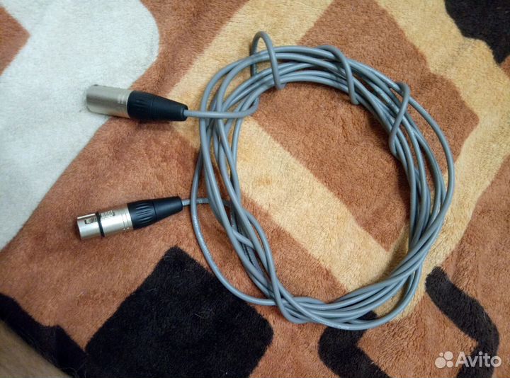 Готовый микрофонный кабель juno 5 м