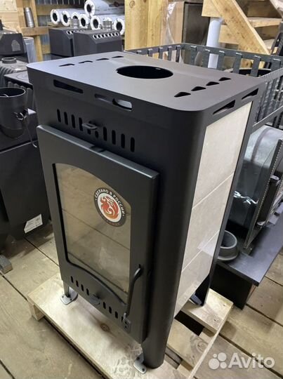 Печь камин на дровах