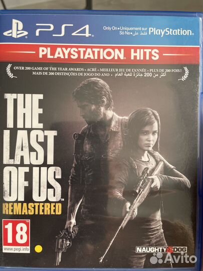 The last of us ps4 диск