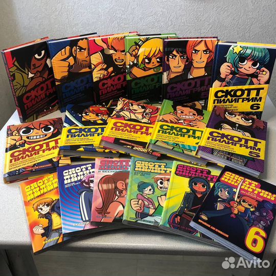 Комиксы Скотт Пилигрим 1, 2, 3, 4, 5, 6 тома