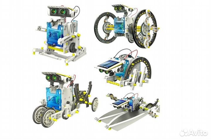 Конструктор электронный Эврики 14 в 1 роботы