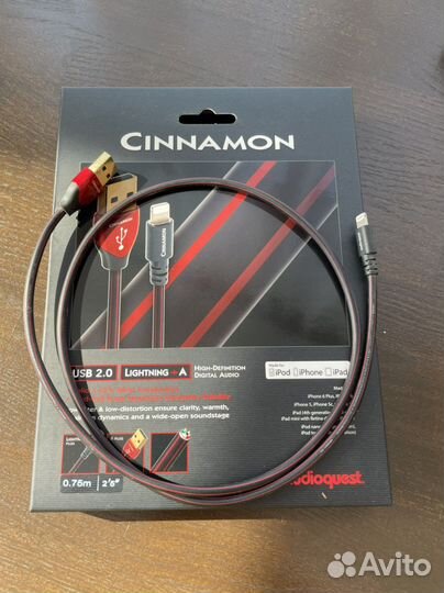 Кабель USB AudioQuest Cinnamon Lightning - USB-A