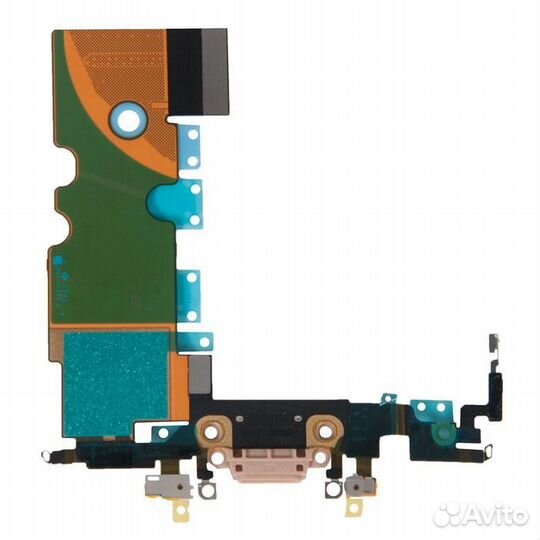 Шлейф с разъемом зарядки для iPhone 8 золотой iPho