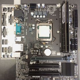 Комплект lga 1151 H110m-s2pv+Core i5-7400+ 16Gb DD