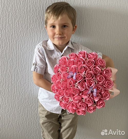 Цветы из мыла