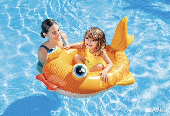 Круг-лодка для плавания Intex