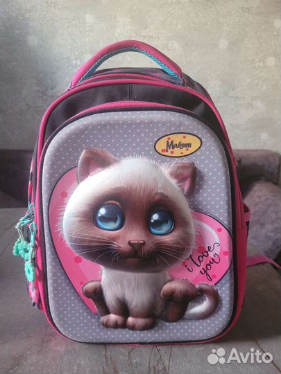 Рюкзак школьный для девочки бу