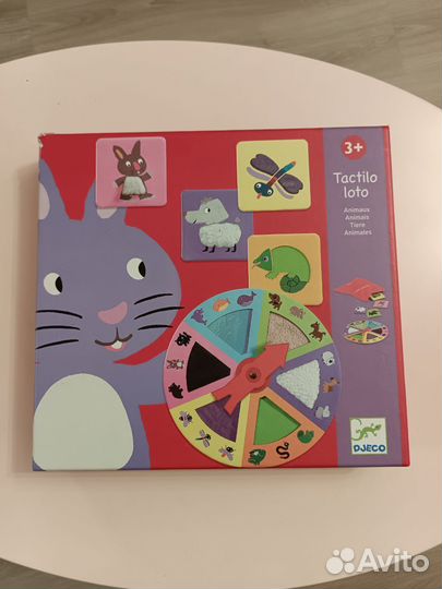 Тактильное лото djeco 3+
