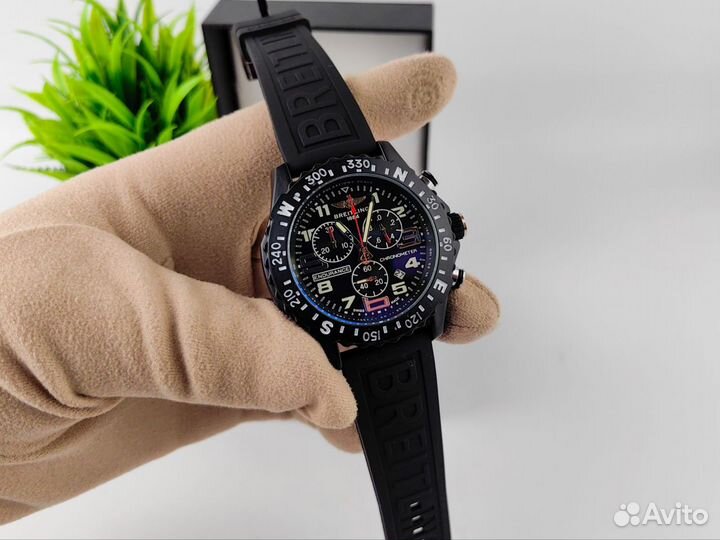 Часы мужские Breitling endurance pro черные