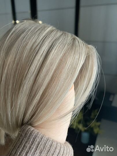 Накладка из натуральных волос