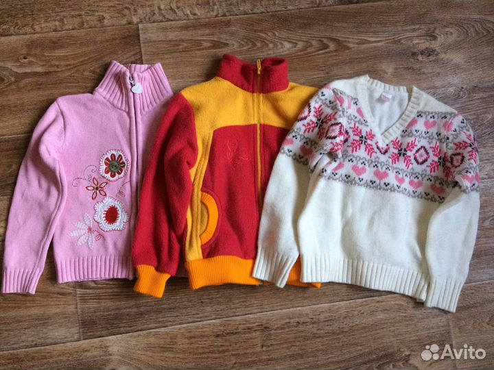 Тёплые кофточки на рост 110-120