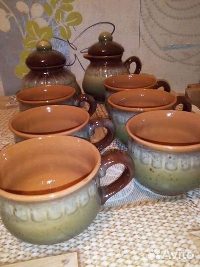 Керамика, кувшин, кружки