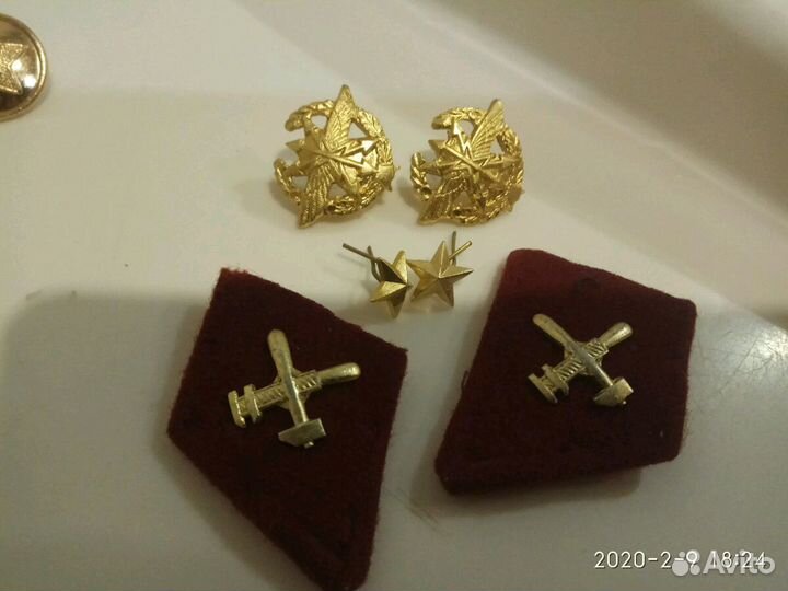 Пуговицы СССР, военная атрибутика