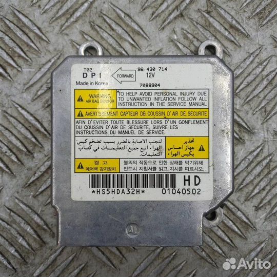 Блок управления Air Bag Chevrolet Aveo 1 T200 1.4