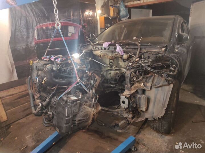 Кран гаражный гусь для снятия двигателя/кпп