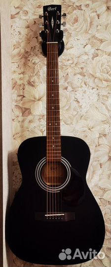 Электро-акустическая гитара Cort AF510E-BKS