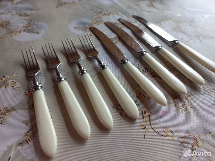 Ножи и вилки СССР (костяные)