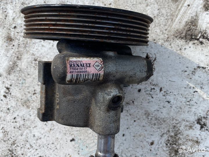 Насос гур рено логан, renault logan