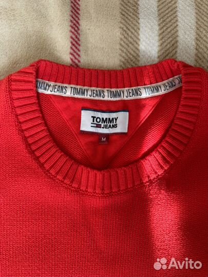 Джемпер Tommy Jeans красный