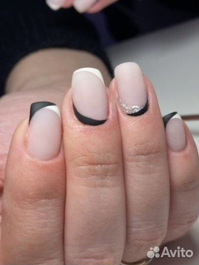 Наращивание ногтей, шеллак