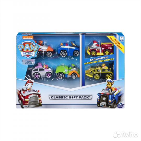 Оригинал новый набор машинок Щенячий патруль