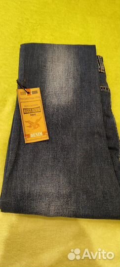 Джинсы Rigas Denim размер 30 синие с потерт