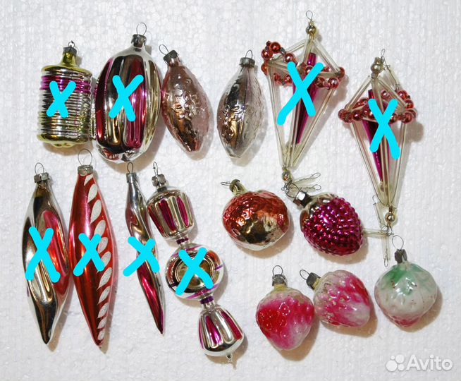 Елочные игрушки СССР