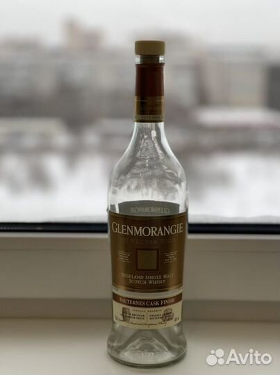 Пустая бутылка glenmorangie