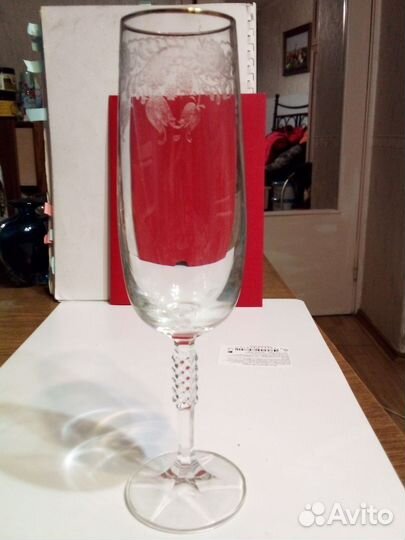 Бокал для белого вина хрусталь Чехия