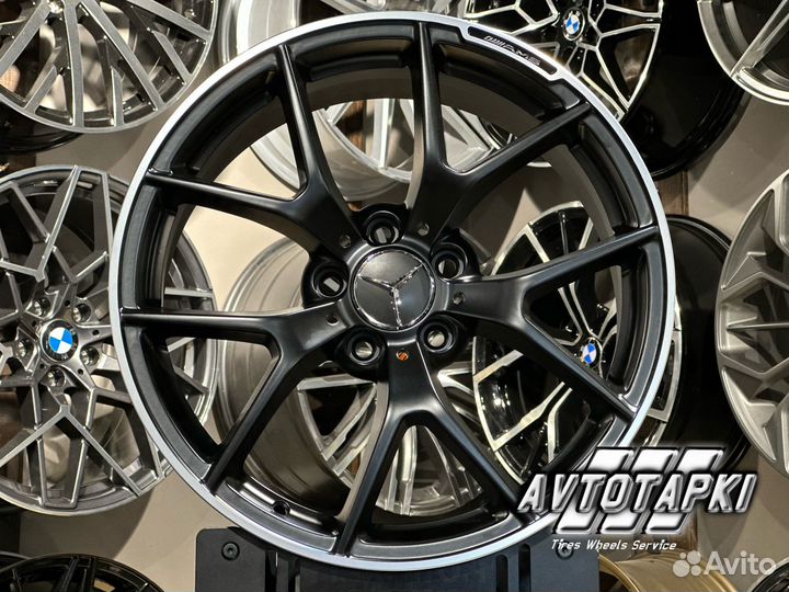 Диски AMG r18 5-112 matt black 5y одношир