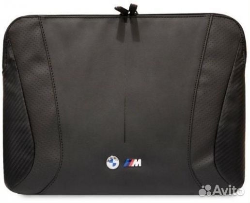 Чехол для ноутбука BMW M Carbon Perforated Black
