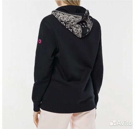 Худи женское DC Shoes оверсайз чёрный M новое