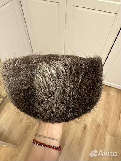 Шапка меховая мужская. Бобр. р56